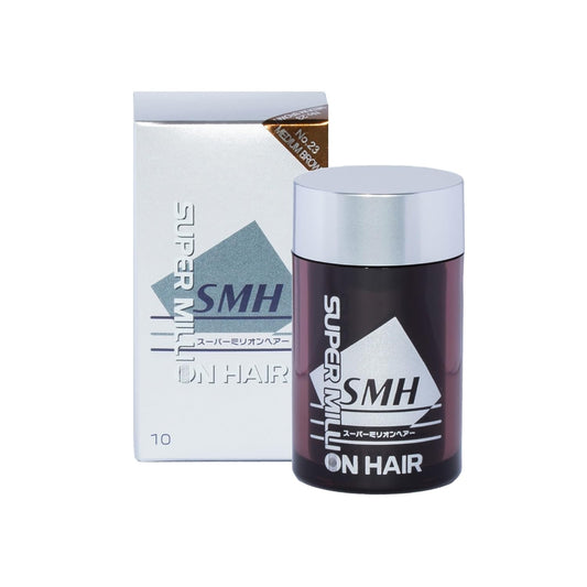 SMH Plant-based Hair Fibers – Made in Japan – Hair Thickener for Thinning Hair – Natural, Sweat & Water Resistant Powder for Men & Women (10g, Medium Brown)
