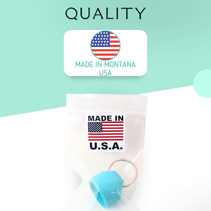 Keychain Holder EOS Lip Balm Stick (Keychain Only) - Travel Size Lip Balm Chapstick - Healing Stick - Made in USA