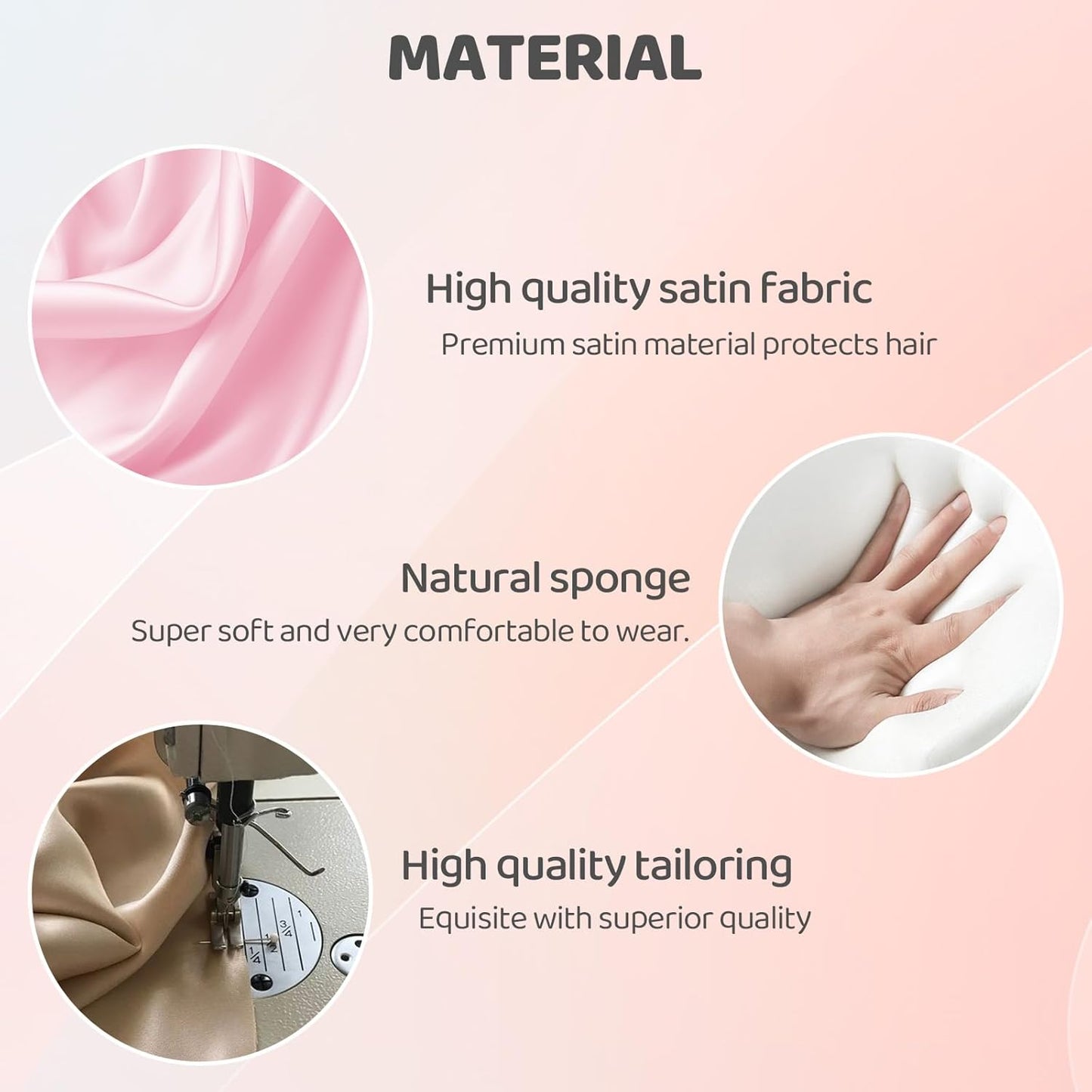 Satin Heatless Curling Set,Overnight Curls Hair Rollers with Hair Scrunchies,Sleep-Friendly Damage-Free Curlers for Soft Natural Waves (Rainbow)