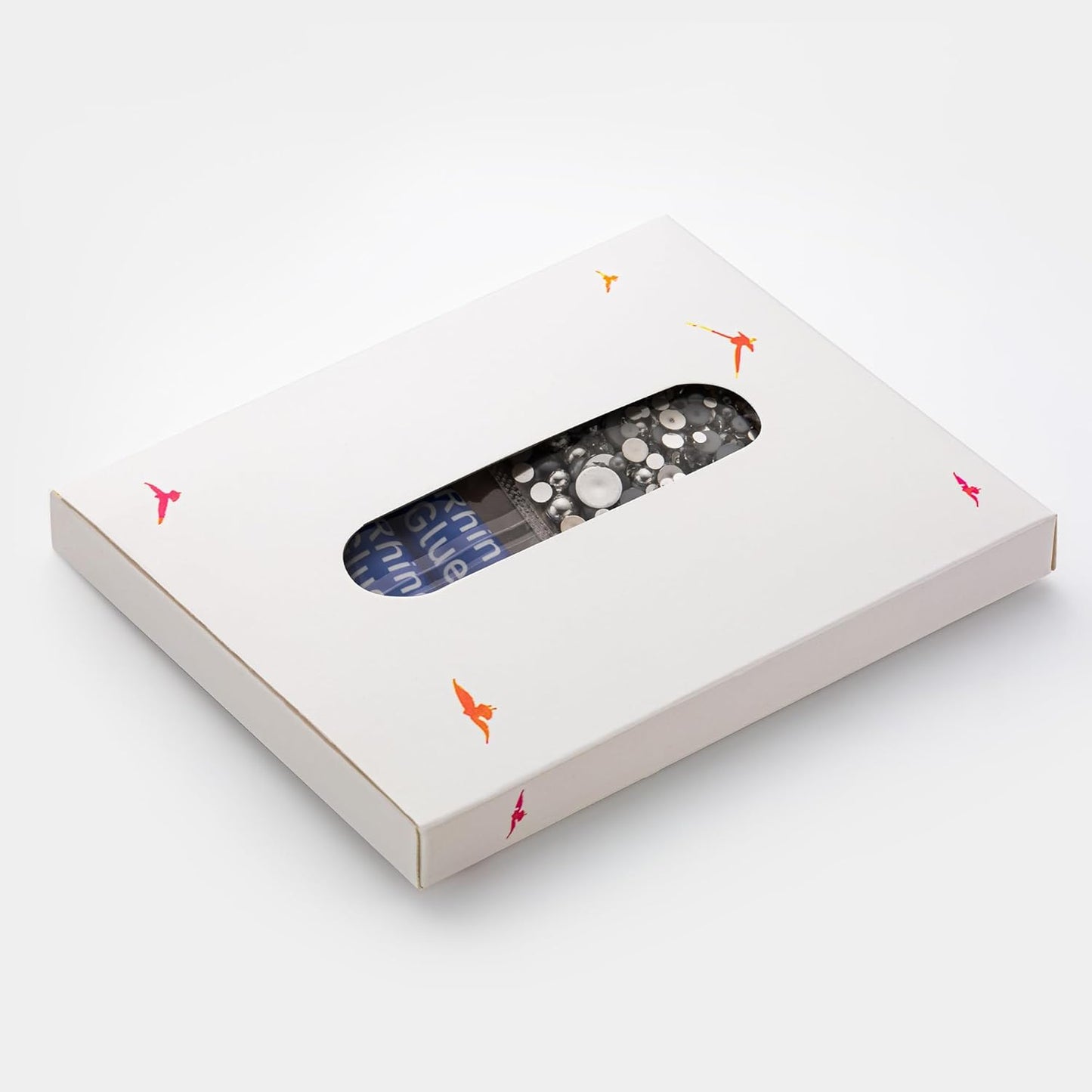 60g Grey Silver Pearls Rhinestones for Crafts Mixed Size 3mm-10mm AB Color Round Half Pearls Flatback Pearl Beads and Resin Rhinestones Set for Face Art with Gel