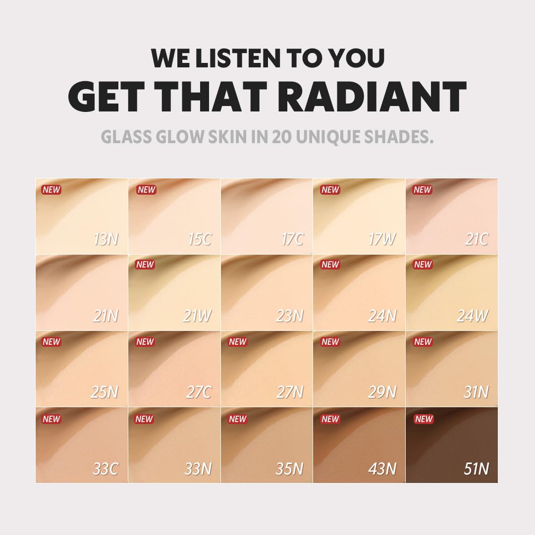 [*Mini Size*] TIRTIR Aura Glow Silver Cushion | Korean Cushion Foundation, (#33C Hazel, 0.15 Fl Oz)