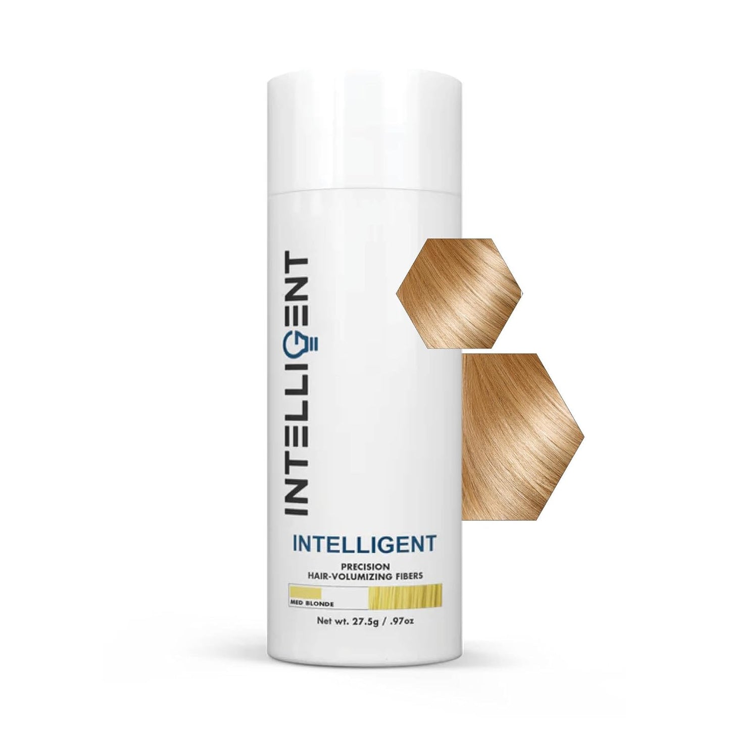 Intelligent Precision Hair-Volumizing Fibers (Medium Blonde) | Undetectably Fill in Thinning Hair | 6 Shades Designed For Men or Women | 27.5g