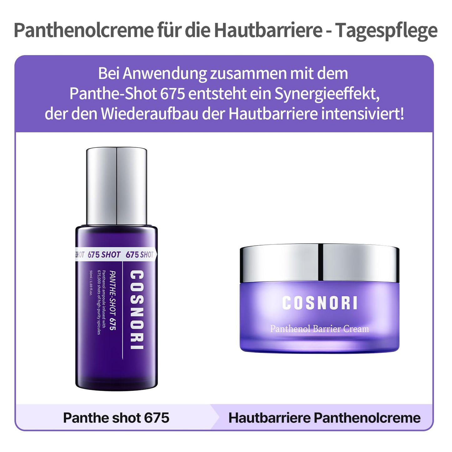 COSNORI Panthenol Barrier Cream - Strengthening Skin Barrier Face Moisturizer - with Panthenol and Kakadu Plum Extract – Calming and Hydrating for Damaged Skin – Irritation Free Formula, 1.69 oz.