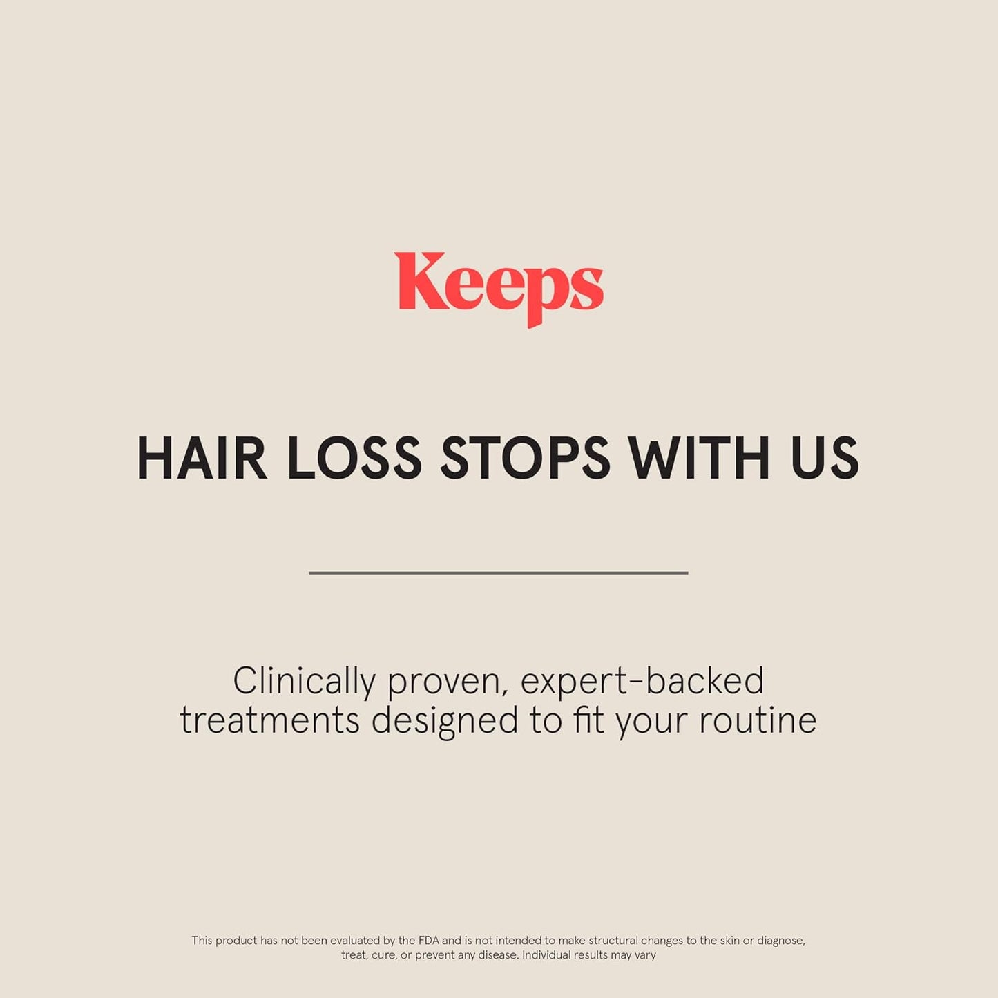 Keeps Extra Strength Minoxidil for Men Topical Hair Growth Serum, 5% Solution Hair Loss Treatment - 3 Month Supply (3 x 2oz Bottles with Dropper) - Slows Hair Loss & Promotes Thicker Hair Regrowth