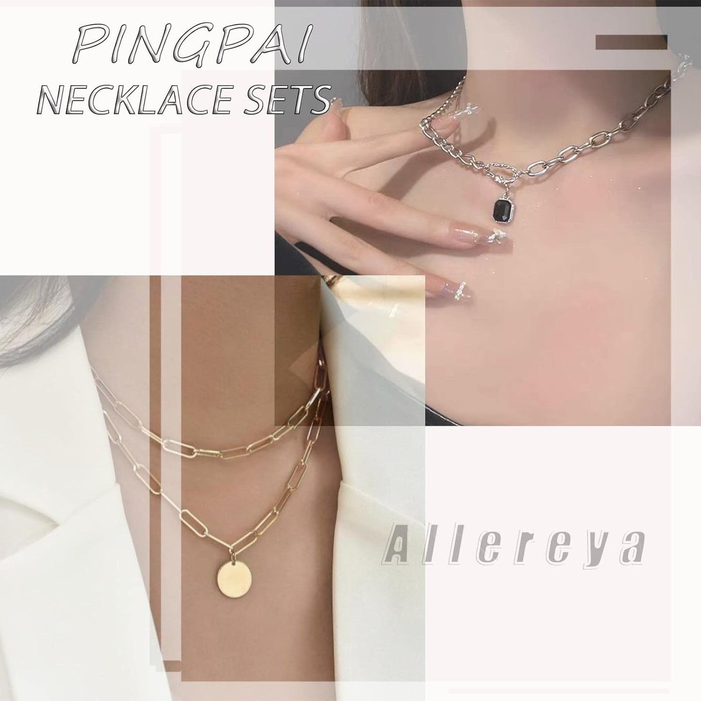 Vintage Layered Snake Chain Necklace Chunky Cuban Chain Necklace Gold Thick Chain Necklace Punk Curb Chain Necklace Jewelry for Women