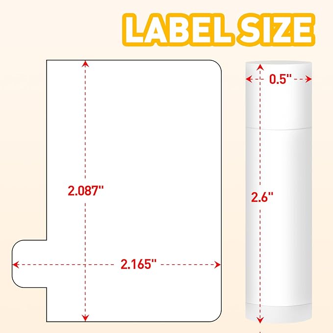 DMSKY 50 Pack Lip Balm Unlabeled, Natural Lip Balm Bulk Blank Tube, Lip Balm for Party Favors and Gift Basket Filling - 5 Flavors