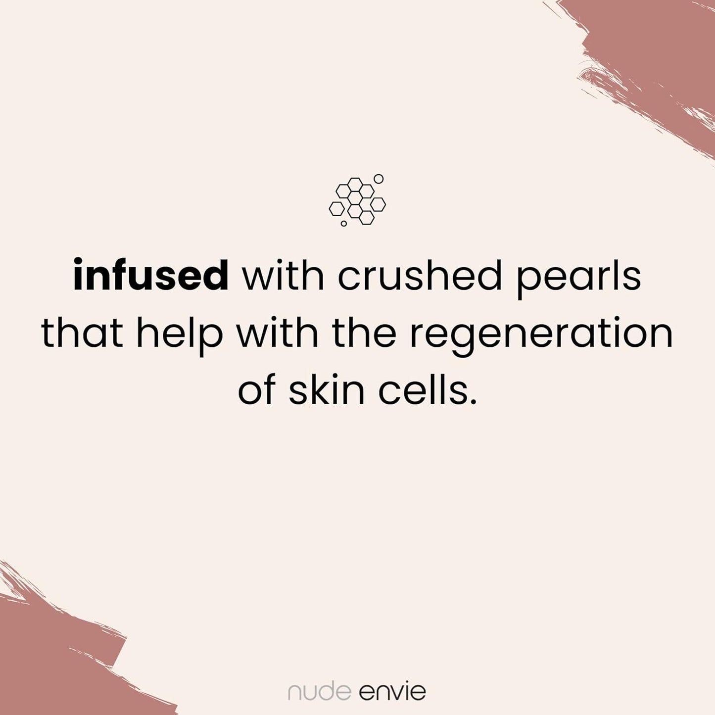 Nude Envie - Powder Blush - Silky Texture & Easy Application - Pigmented Long-Lasting Shimmer Finish - Infused With Crushed Pearls - Mirror Compact - Vegan, Paraben-Free & Cruelty-Free - Enchant