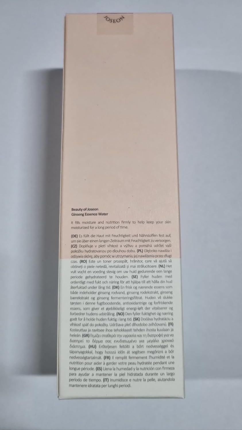 Beauty of Joseon Ginseng Essence Water Hydrating Face Toner for Dry, Dull Skin. Korean Moisturizing Skin Care for Men and Women 150ml, 5 fl.oz