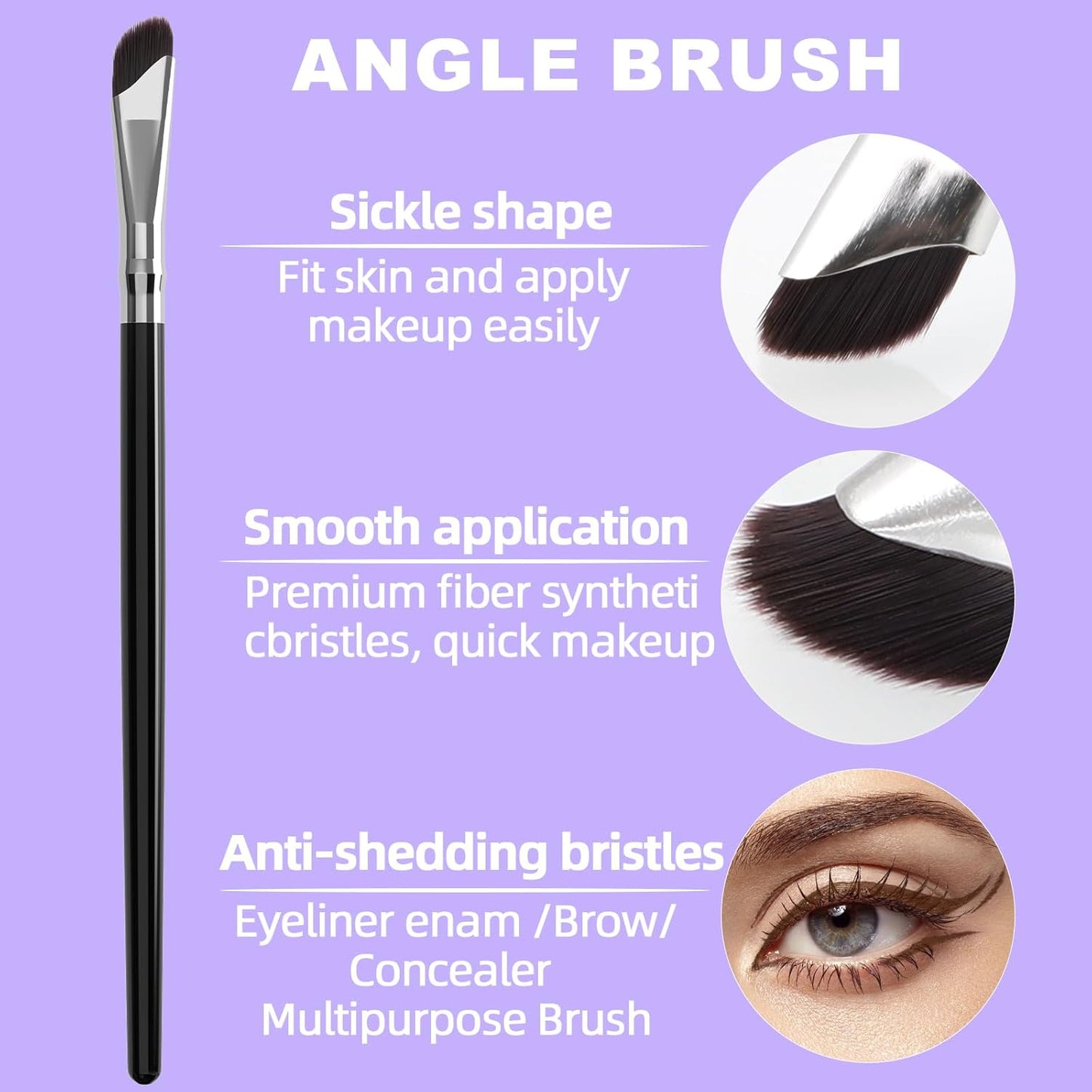 LAVONE Eyeliner Set - Waterproof Makeup Kit with Liquid eyeliner Pencil, Gel Eyeliner & Angled Eye liner Brush, Waterproof, Smudge Resistant, Long Lasting Formula - Taupe