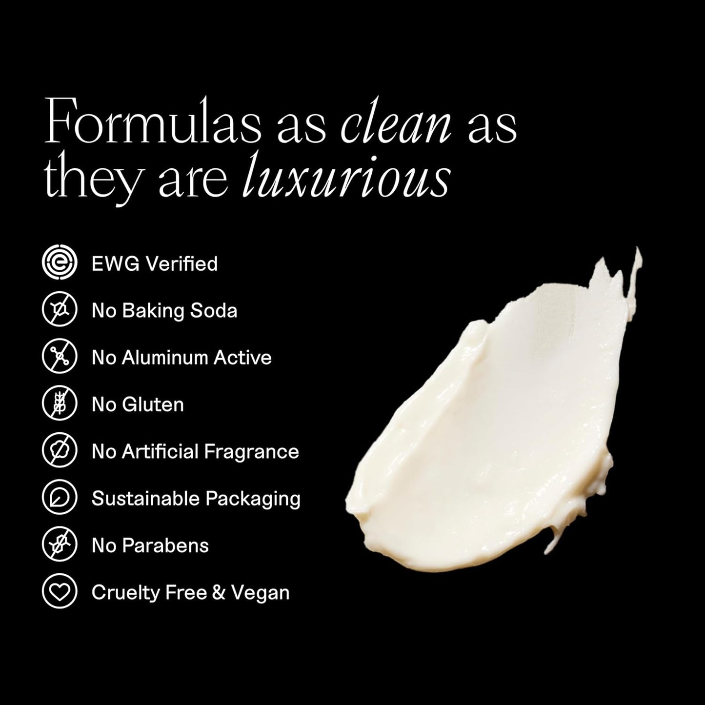 Each & Every Aluminum Free Deodorant for Women & Men, Rose & Vanilla - All Natural Deodorant for Sensitive Skin, EWG Verified - Clean, Baking Soda-Free, Plant-Based Fragrance - 2.5oz, 2 Pack