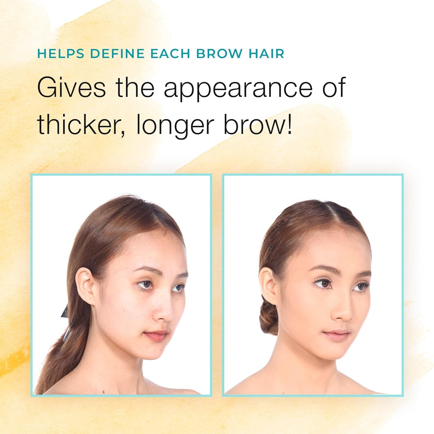 Eyebrow Color For Women, 3 Application Kit, Dark Brown