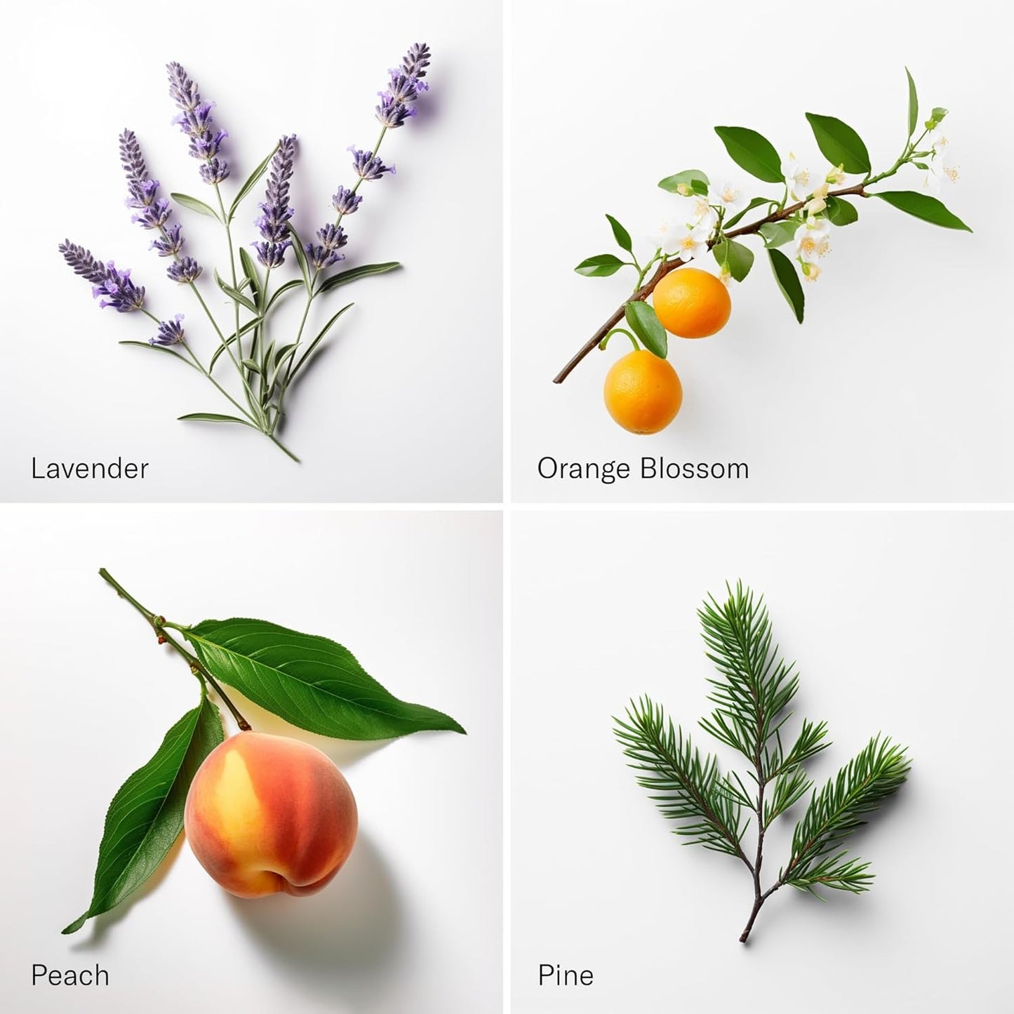 AromaTech Santal & The Hotel Set | Gift Set of Aroma Diffuser Essential Oils Blend of Santal Cardamom, Papyrus, Musk | The Hotel Peach, Red Rose, Pine - 120 Milliliter