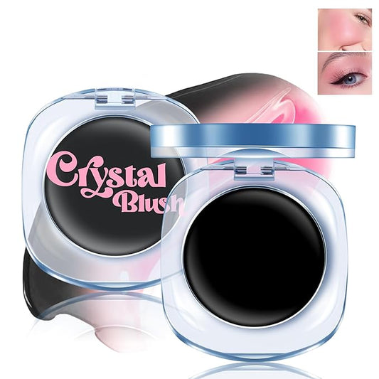 Color Changing Blusher, Black to Pink Blush for Cheek Tint PH Temperature Change Magic Moisturizing Multi-use Cream,LongLasting Waterproof Lightweight Natural-Looking Face Makeup