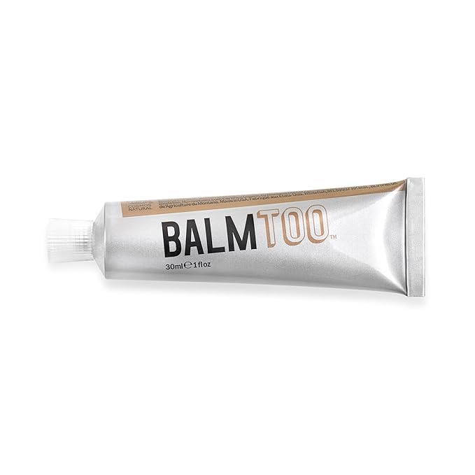 Hurraw! Balmtoo Squeezable Balm, Sandalwood Fir: Thick, ultra-moisturizing. Anywhere application. Body, face, lips, neck, fingers, toes. 1 tube = 7 sticks of lip balm. Natural, Organic. Made in USA