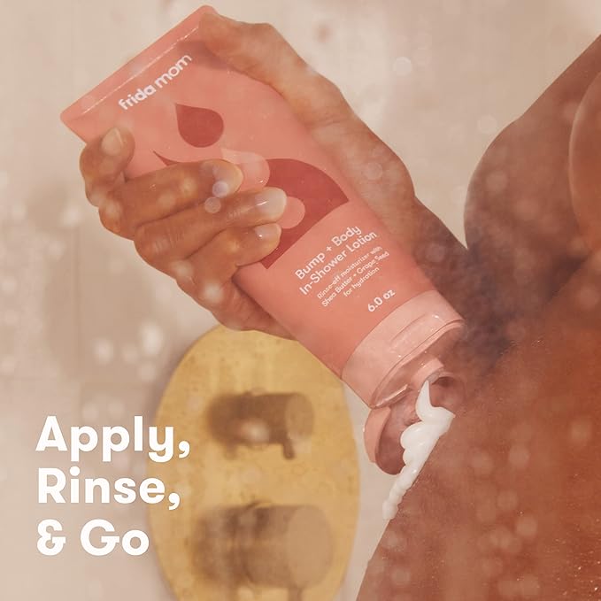 Frida Mom Prgenancy Belly Cream, In Shower Body Lotion for Fully Body and Bump, Moisturizing Lotion for Pregnant Dry and Stretched Skin, 6oz