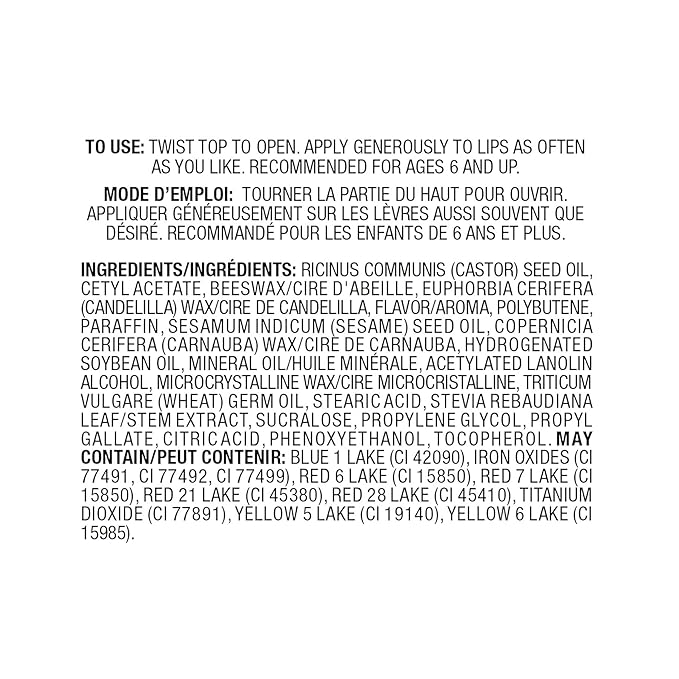 Lip Smacker Disney Frozen II Anna Cube Flavored Lip Balm Keychain, Anna Magical Berry, Clear, For Kids