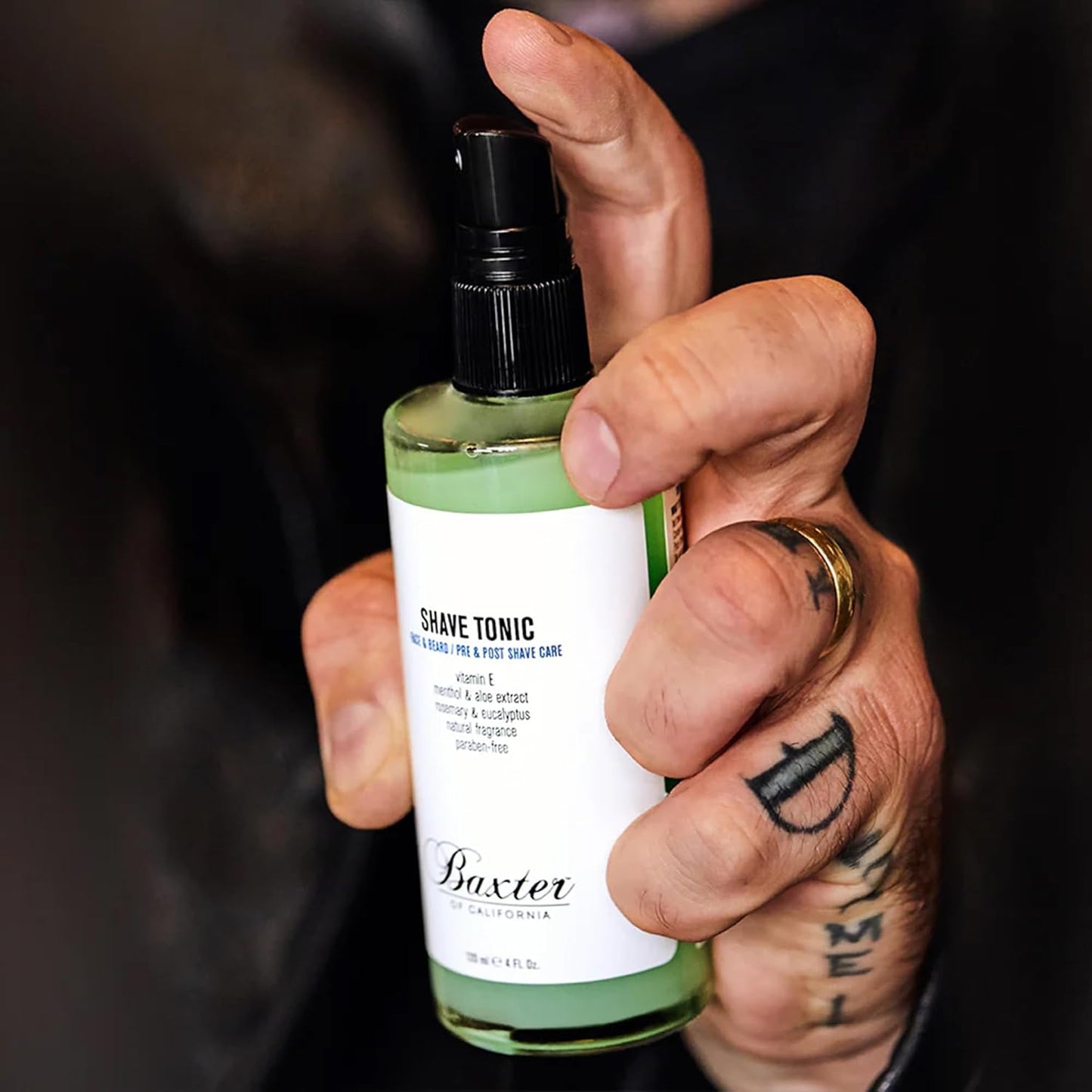 Baxter of California Shave Tonic For Men | Non-Drying | Hydrate & Strengthen | Aloe Extract and Eucalyptus | 4 fl oz.