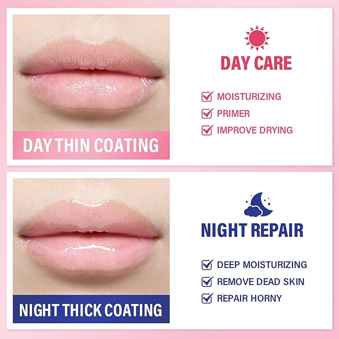 Lip Mask Sleeping,Nourish Hydrate Lip Mask,Lip Oil,Lip Balm, Lip Skin Care,Hydrating, Moisturizing Lip Lines Night Sleep Anti-chapped Lip Cream (Berry)