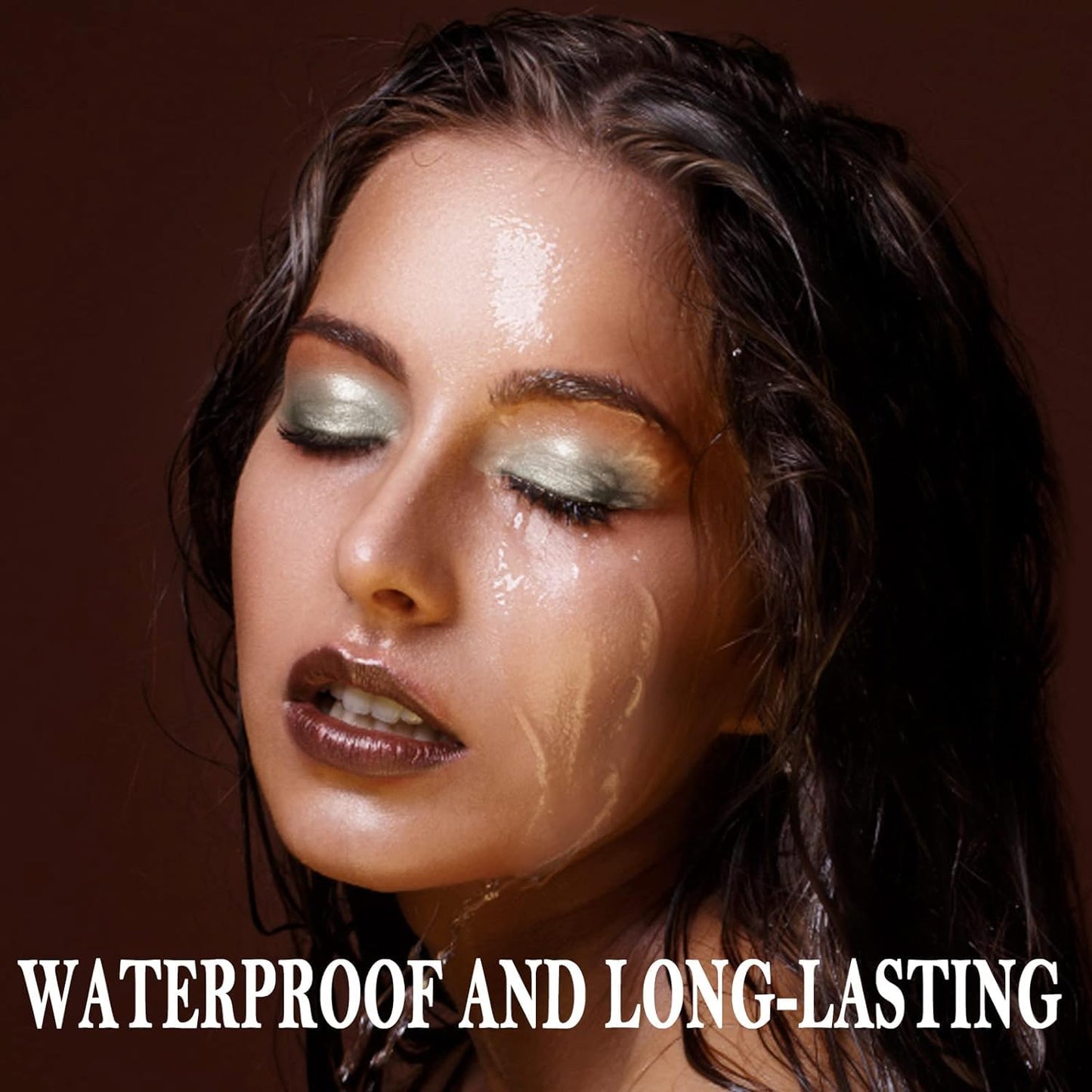 Boobeen Eyeshadow Pencil Crayon Waterproof Stick Shimmer Cream Pen - Create Glitter Eye Makeup, Easy to Use (01#+15#)