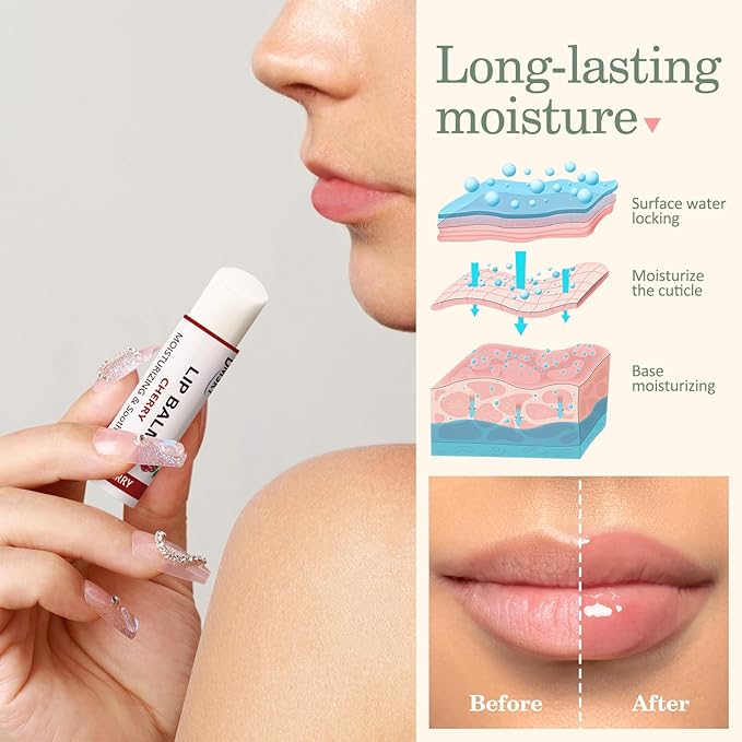 Dmsky Lip Balm Bulk, Fruit Lip Balm Variety Pack, Hydrating Lip Balm for Men Women Kids, 0.15 Oz, 360 count (Pack of 1)