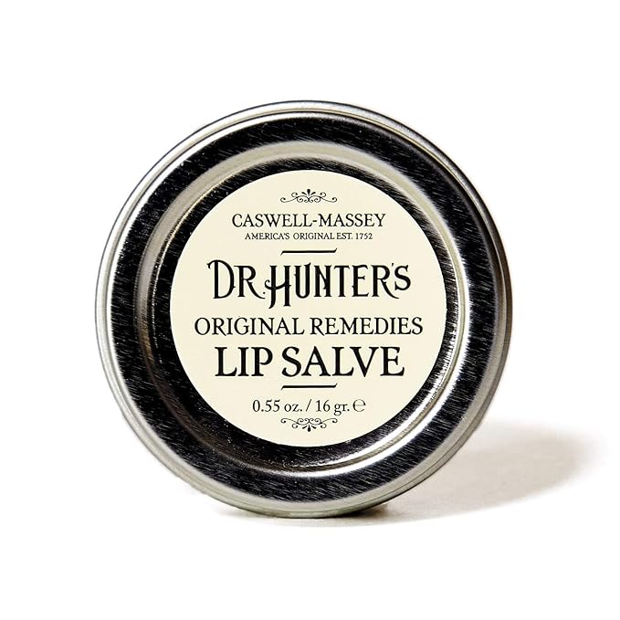 Dr. Hunter’s Lip Salve - All Natural Lip Balm And Moisturizer For Dry, Cracked And Chapped Lips - 0.55 Ounce