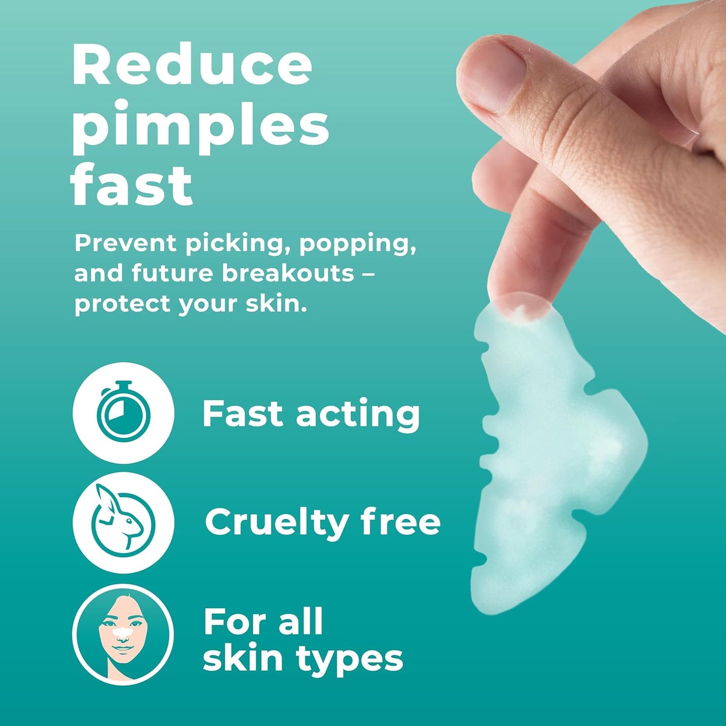 Pimple Patches for Nose (12 Pack), Cover Nose Pimples Overnight - Hydrocolloid Acne Patches - Pimple Patch Hydrocolloid Patches & Pimple Stickers, Nose Strip, Zit Patches