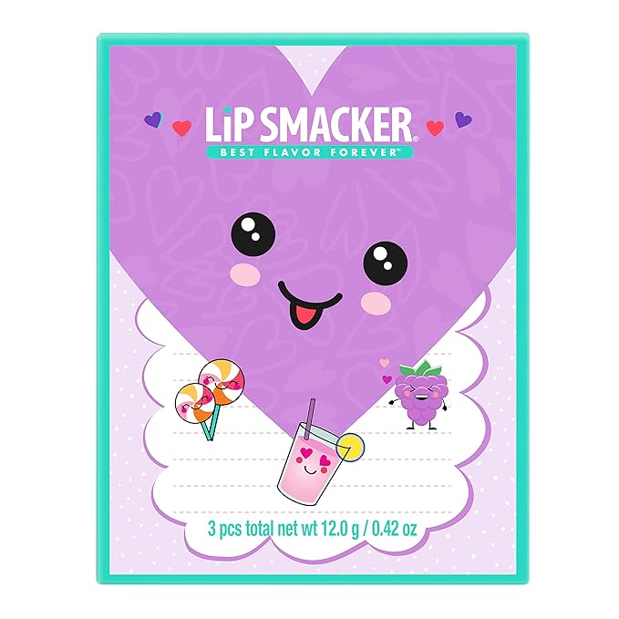 Lip Smacker Valentine's Day Collection Story Book Purple Cover (Pack of 2)