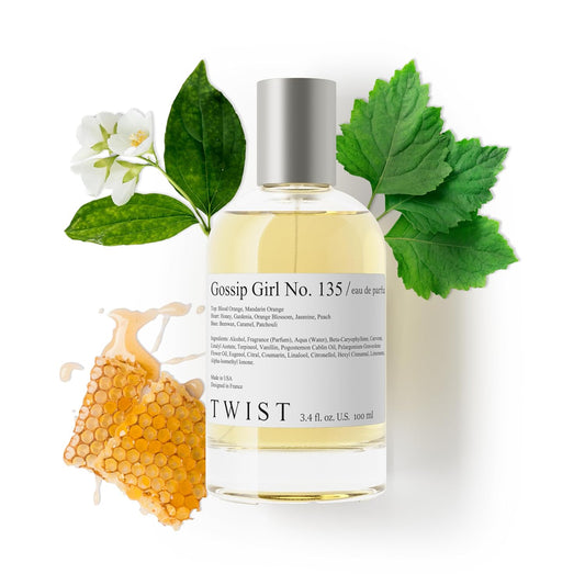 Twist Goss. Girl No. 135 - Inspired by J. P. Gaultier Scandal for Her, Long-Lasting Perfume for Women, Vegan, Clean Ingredients, Honey & Tuberose Fragrance – Spray 100 ml | 3.4 fl. oz.