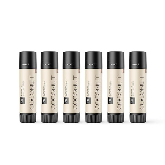 Natural Inspirations Ultra Hydrating SPF 30 Lip Butter 6 Piece Set, Coconut