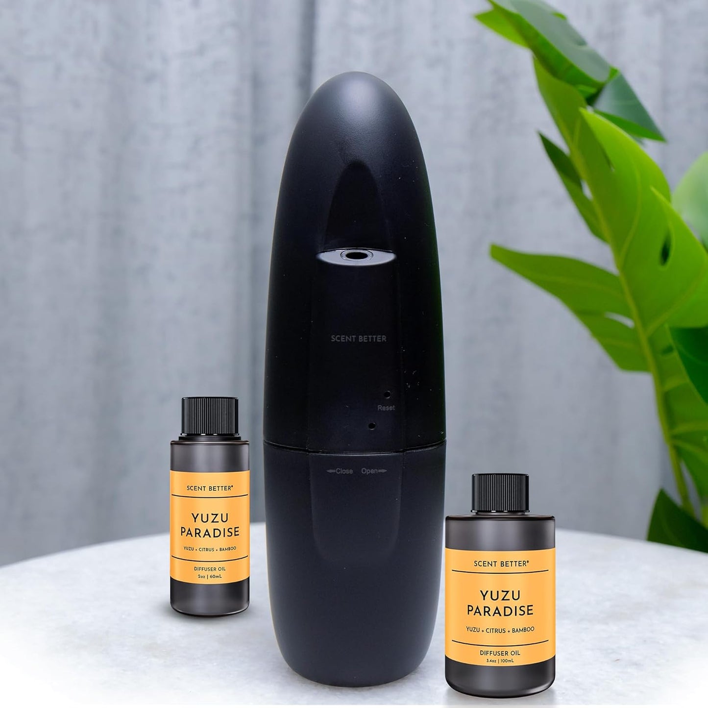 Scent Better Yuzu Paradise Aroma Essential Oil Blend: an Aromatherapy Blend of Yuzu, Citrus, and Bamboo for Ultrasonic Diffusers & Nebulizers (2 Fl Oz, 60 mL)