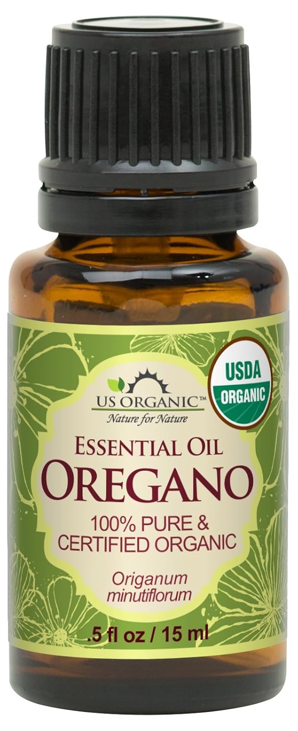 US Organic 100% Pure Oregano Essential Oil - USDA Certified Organic, Steam Distilled (15 ml)
