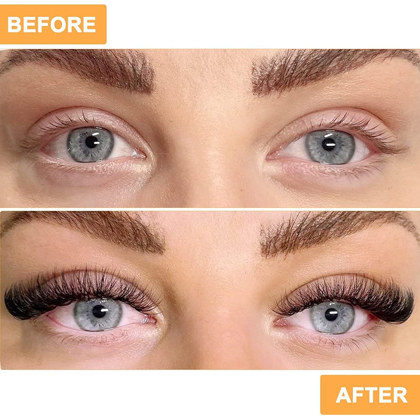 B&QaugenLash Clusters 40D-C-12 Individual Lashes 280 Clusters False Eyelash 10D 20D 30D 40D Lash Clusters Extensions Individual Lashes Cluster DIY Eyelash Extensions at Home (40D-C,12MM)