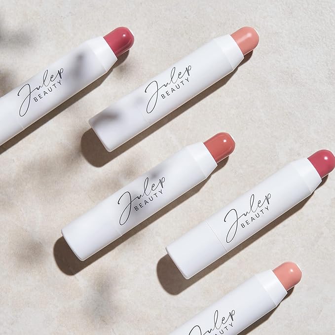 Julep It's Balm: Tinted Lip Balm + Buildable Lip Color - Vintage Mauve, Sheer Iridescence, 90's Neutral - Natural Gloss Finish - Hydrating Vitamin E Core - Vegan