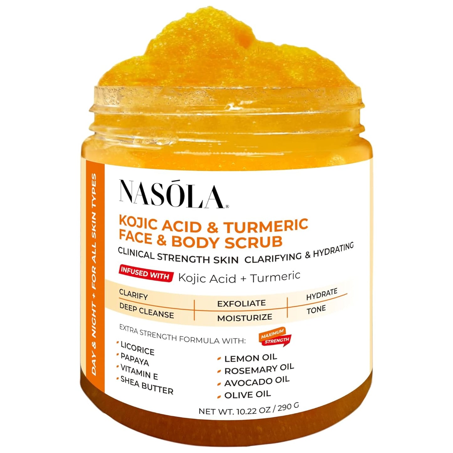 Kojic Acid Turmeric Face and Body Scrub