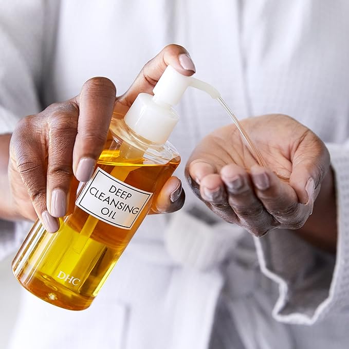 DHC Deep Cleansing Oil and Lip Cream, Facial Cleansing Oil, Makeup Remover, Hydrating, Moisturizing, Soothing, Set, Fragrance and Colorant Free, Ideal for all skin types, 6.7 fl. oz. and 0.05 oz.