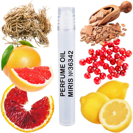 MIRIS Perfume Oil No. 36342, Inspired by Homme Sport 2017, Long-Lasting Men Roll-On, Rollerball 0.34 Fl Oz / 10 ml