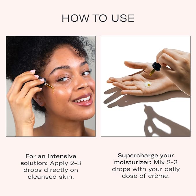 Odacité Anti Aging Serum Concentrate with Blueberry + Jasmine, Hydrating & Skin Brightening Anti-Aging Facial Oil Concentrate for Mature & Tired Skin - 0.17 fl. oz