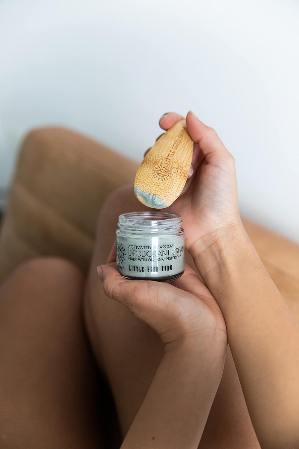 Little Seed Farm All Natural Deodorant Cream, Aluminum Free Deodorant for Women or Men, 2.4 Ounce - Activated Charcoal