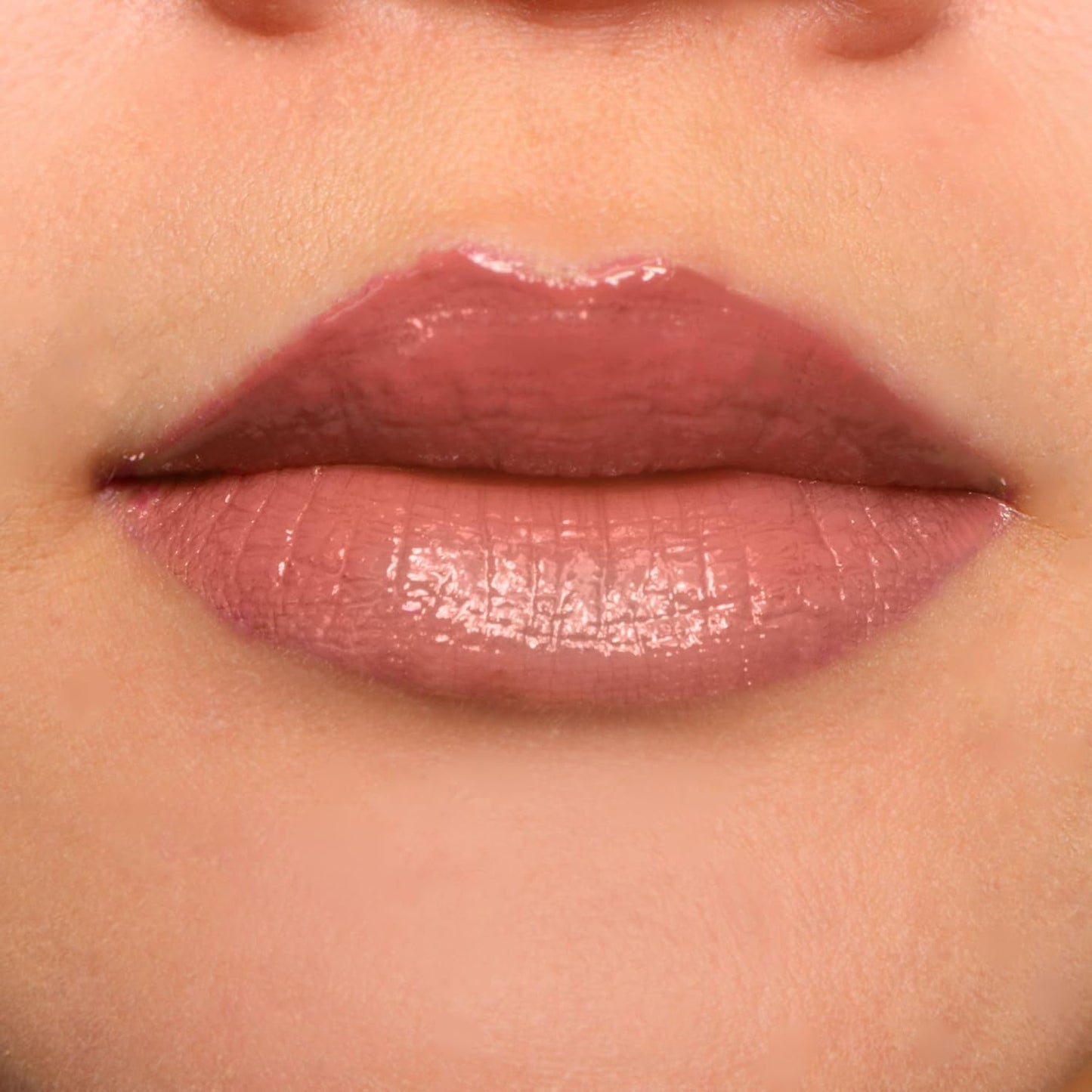 pūrlisse Dew Moisturizing Lip Gloss - Hydrating & Non-Sticky Long Lasting Lip Gloss - Enriched with Bakuchiol, Mango Seed Butter & Avocado Oil to Soften & Smooth - Pink Nude (0.25 oz)