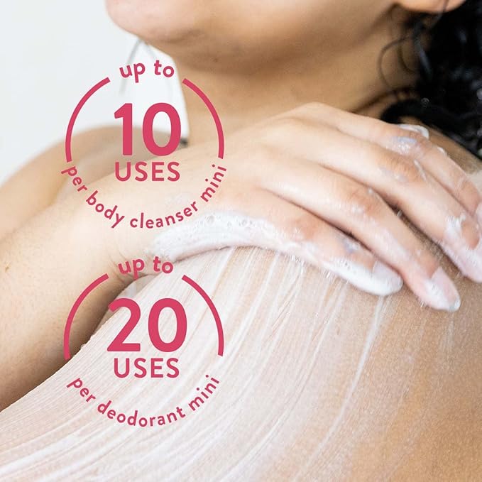 Ethique Body Care Gift Set - Cleanser, Polish & Deodorant, Gifts for women - Plastic-Free, Vegan, Cruelty-Free, Eco-Friendly, 3 Travel Bars 1.59 oz (Pack of 1)