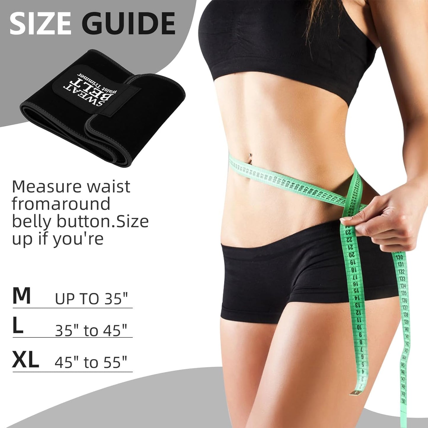ZPP Waist Trainer for Women and Men, Neoprene Sweat Band Waist Trimmer Belt Slimming Stomach Wrap for Workout