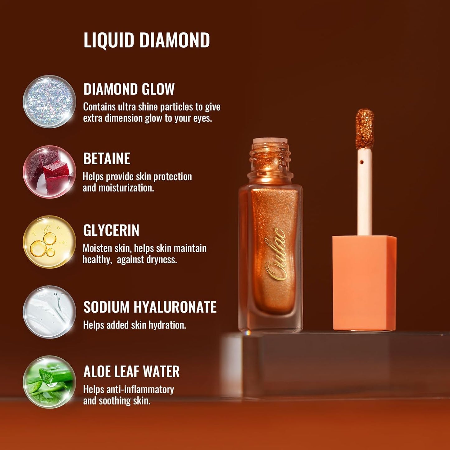 Oulac Matte Eye Shadow Matte Eyeshadow Coffe Eyeshadow Liquid Eye shadow Base& Cream Bronzer Duo| Buildable Smooth Eye Makeup, Wrinkle Resistant, Vegan, Cruelty-Free SA03