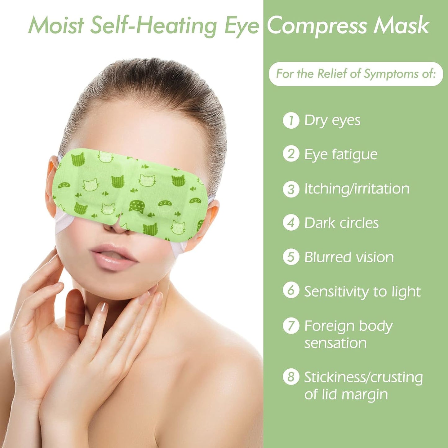 Jekeno Steam Eye Mask, 16 Packs Eye Masks for Dry Eyes Dark Circles and Puffiness, 40-60 Minutes Self Heated Steam Warm Eye Mask, Christmas Spa Gifts for Women