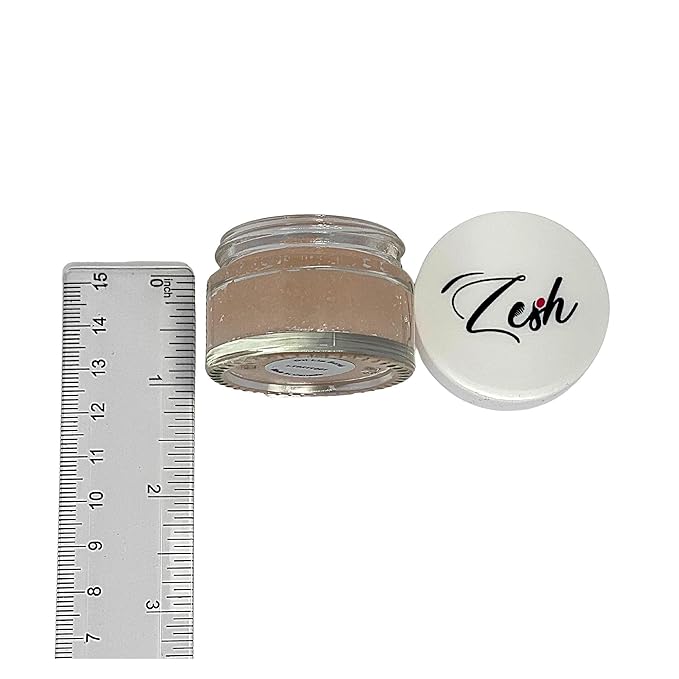 Organic Lip Scrub - Enriched with Organic Coconut Oil, Shea Butter, Avocado Oil, Jojoba Oil, and Vitamin E, Exfoliates and Hydrates Dry or Chapped Lips, Made in Canada, 70g