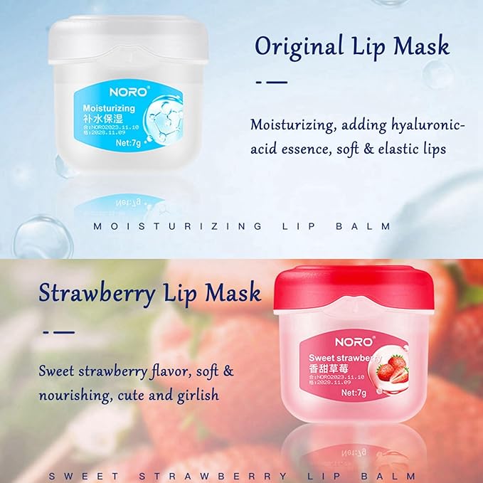 Lip Moisturizer Lip Balm, 6-Pack Lip Balm Hydrating, Lip Hydration Lip Care Products, Lipbalm For Dry Lips, Lip Sleeping Mask Tinted Lip Balm Set, Lip Mask Overnight Nourishing Cracked Lips