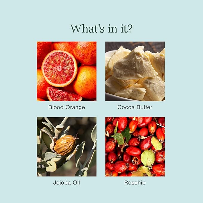 Juicy Chemistry - Organic & 100% Natural Lip Balm for Women with Anti-Ageing and Pigmented Lips w/Blood Orange & Rosehip (5gm)