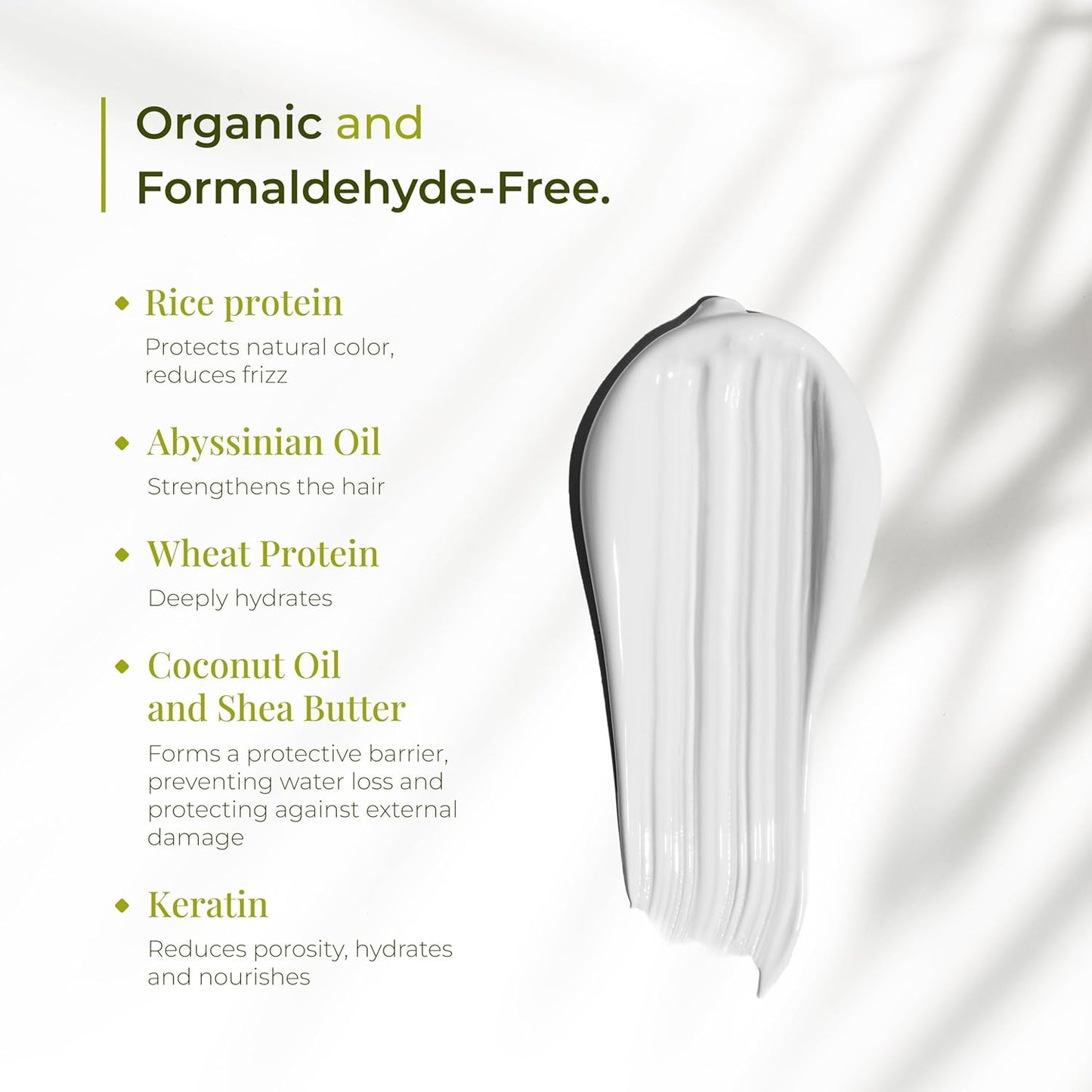 Bio Protein Botox Hair Treatment - Formaldehyde-Free Straightening, Anti-Frizz Keratin with Organic Keratin for Sleek Hair, 1kg