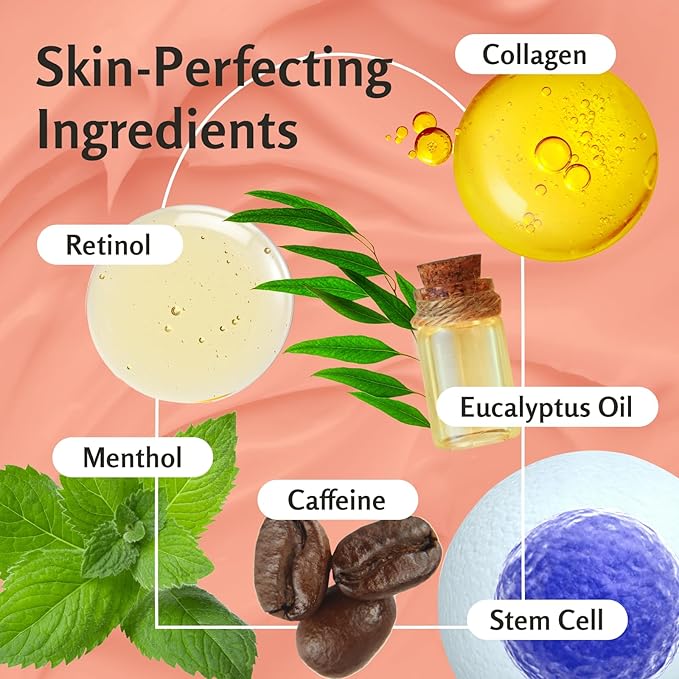 M3 Naturals Hot Cream for Belly Butt and Thighs Cellulite Cream for Thighs and Butt Fast Body Sweat Activator with Caffeine and Collagen - Invigorating Sweat Cream for Workouts and Body Sculpting