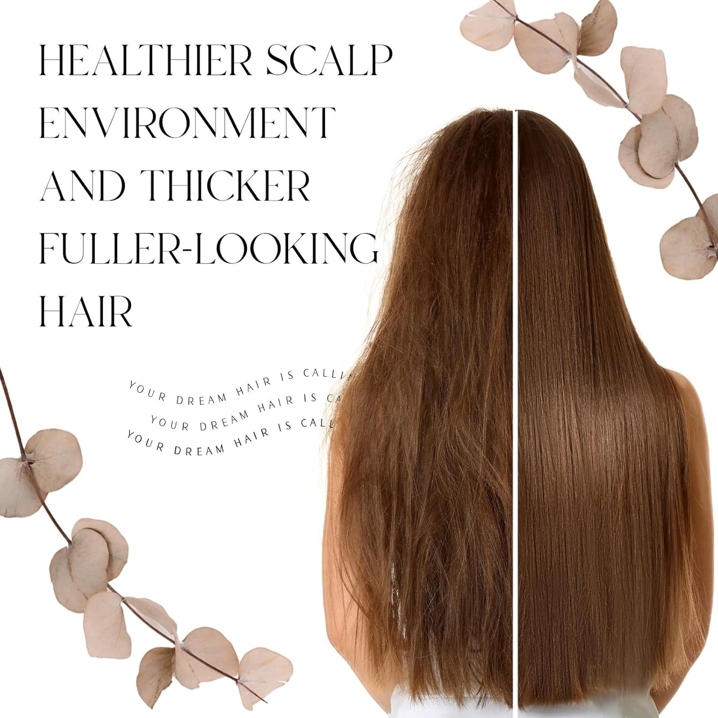 Olegna Biotin Hair Growth Oil for Women - Hair Serum for Frizzy and Damaged Hair - Prevents Hair Loss & Breakage - With Vitamin D & E + Hyaluronic Acid - 2oz