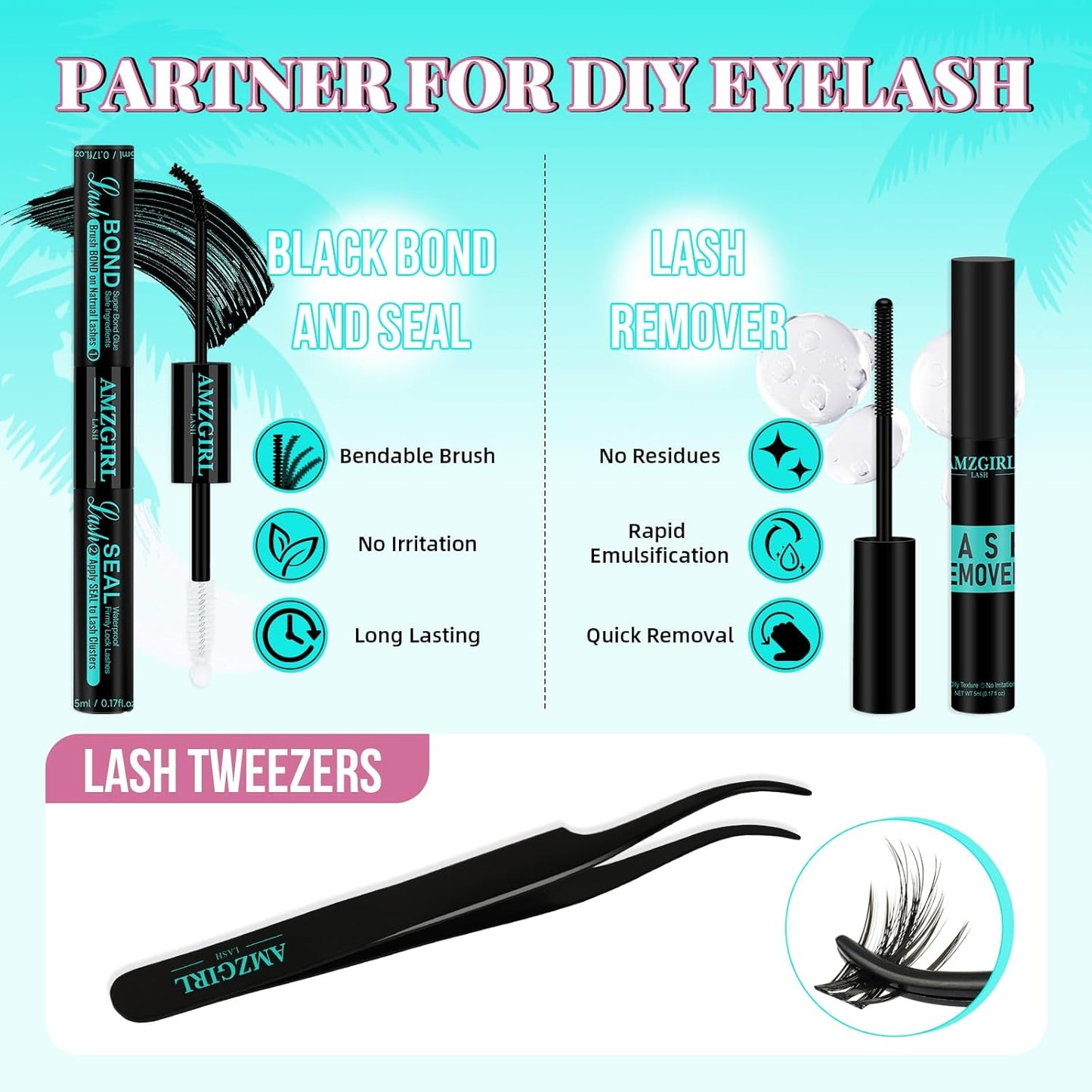 Fairy Lash Clusters DIY 144Pcs Manga Lash Extension Kit,Lashes Natrual Clusters Kit with Eyelash Black Bond and Seal,Lash Remover and Tweezers Anime Cluster Eyelash Extensions(Holiday,C-Mix8-18mm)